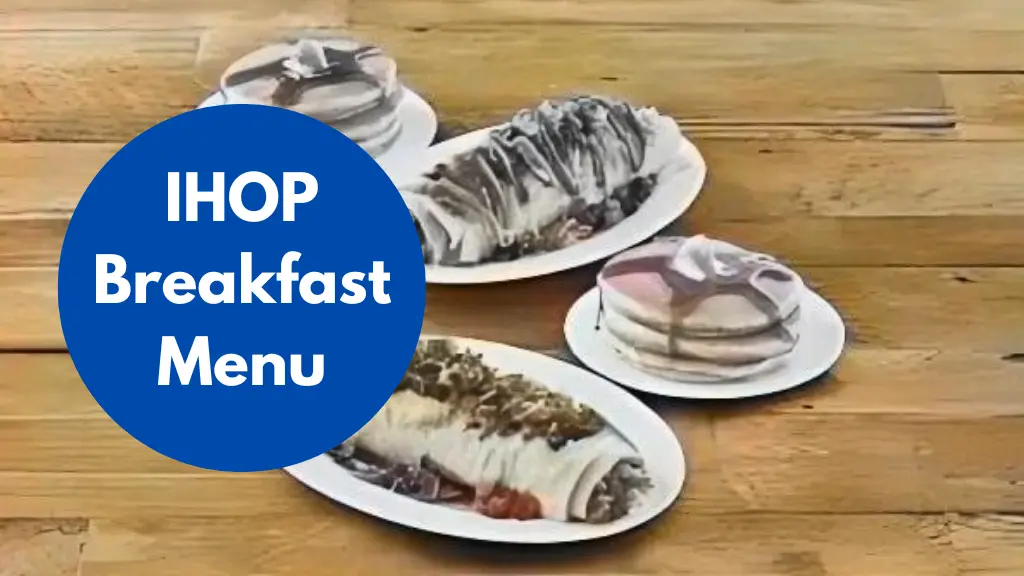 IHOP Breakfast Menu